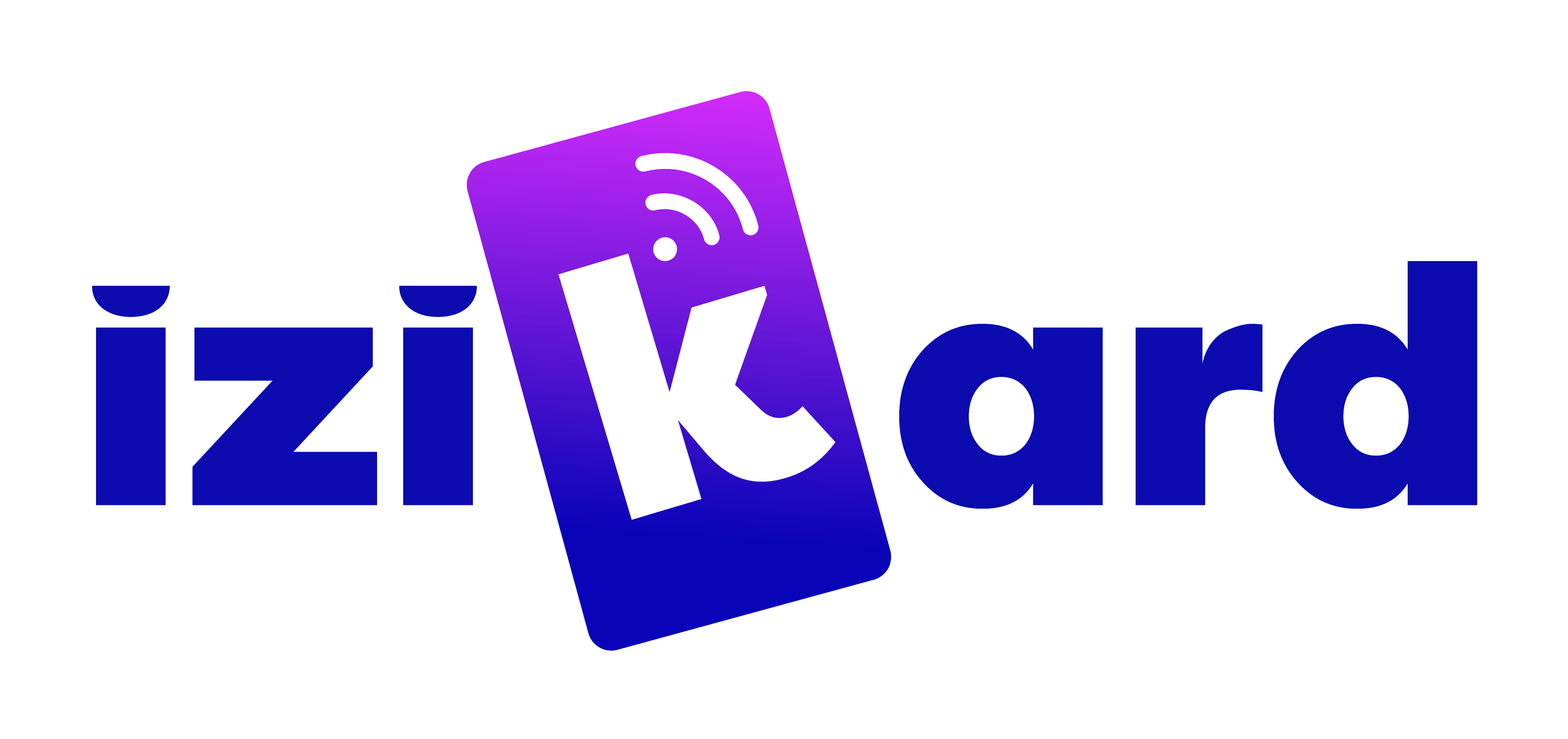 Logo entreprise Izikard, création de supports NFC personnalisés